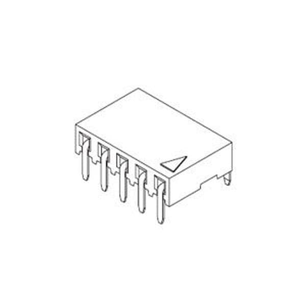 Conector de placa Molex, 5 contactos, 1 fila, hembra, ángulo recto, terminal de soldadura, receptáculo - 901481305.