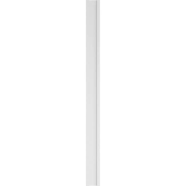 Ekena Millwork Fluted PVC Pilaster w/Decorative Capital & Base, 9"W x 120"H x 2"P - PILP09X120FL02-2
