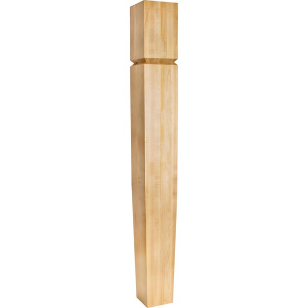 Hardware Resources 5" Wx5"Dx42"H Alder Grooved Arts & Crafts Post - P60-5-42-ALD