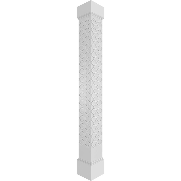 Ekena Millwork Craftsman Classic Square Non-Tapered Medium Marrakesh Fretwork Column - CC1008ENMKMMIMI