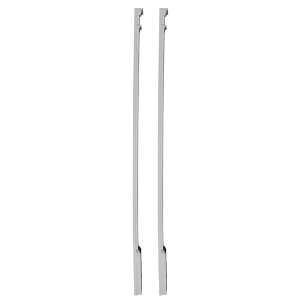 Ekena Millwork 5"W x 96"H x 2"D with 16" Attached Plinth, Fluted Pilaster (each) - PIL05X96X02