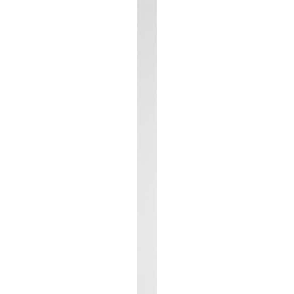 Ekena Millwork Two Equal Raised Panel PVC Pilaster w/Standard Capital & Base, 4"W x 60"H x 2"P - PILP04X060DRP01-2