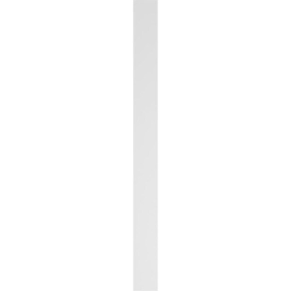 Ekena Millwork Plain PVC Pilaster w/Decorative Capital & Base, 4"W x 48"H x 2"P - PILP04X048SM02-2