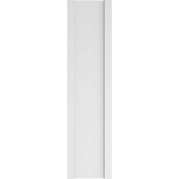 Ekena Millwork Fluted PVC Pilaster w/Standard Capital & Base, 12"W x 48"H x 2"P - PILP12X048FL01-2