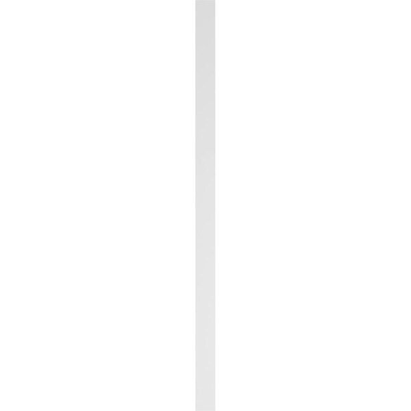 Ekena Millwork Two Equal Raised Panel PVC Pilaster w/Standard Capital & Base, 4W x 82H x 2P, PR - PILP04X082DRP01-2