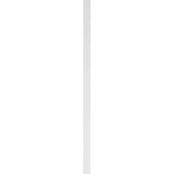 Ekena Millwork Two Equal Raised Panel PVC Pilaster w/Decorative Capital & Base, 4"W x 96"H x 2"P - PILP04X096DRP02-2