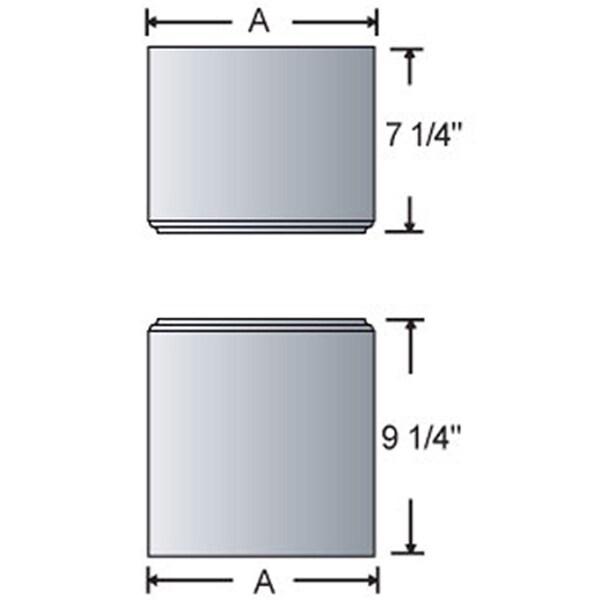 Ekena Millwork Craftsman Classic Square Non-Tapered Recessed Panel Column w/ Standard Capital & Standard Base - EC1009ENMSTST