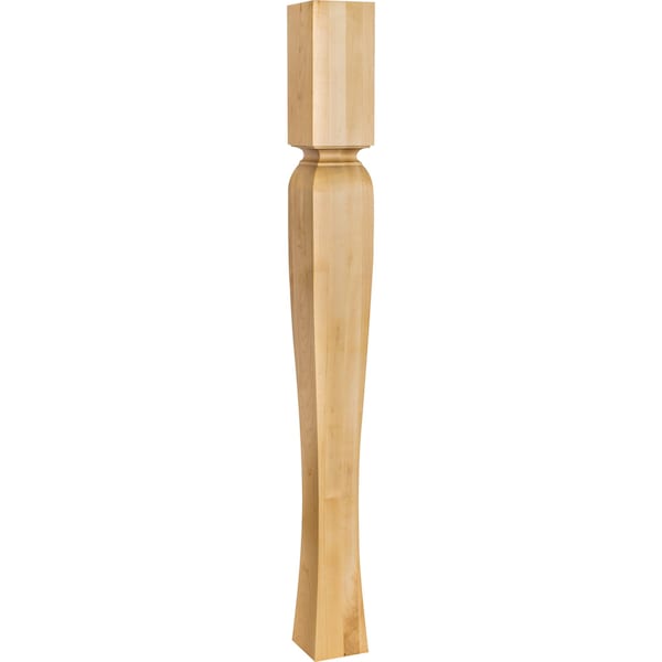 Hardware Resources 3-1/2" Wx3-1/2"Dx35-1/2"H Alder Tapered Arts & Crafts Post - P64-ALD