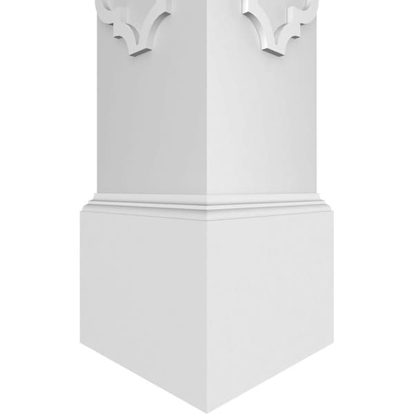 Ekena Millwork Craftsman Classic Square Non-Tapered Large Marrakesh Fretwork Column - CC1008ENMKLMIMI