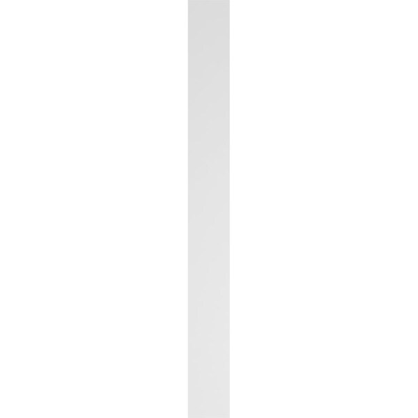 Ekena Millwork Two Equal Raised Panel PVC Pilaster w/Standard Capital & Base, 6"W x 60"H x 2"P - PILP06X060DRP01-2