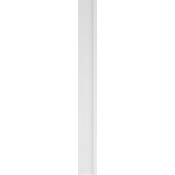 Ekena Millwork Two Equal Raised Panel PVC Pilaster w/Standard Capital & Base, 10"W x 90"H x 2"P - PILP10X090DRP01-2