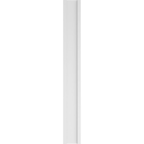 Ekena Millwork Fluted PVC Pilaster w/Decorative Capital & Base, 10W x 82H x 2P, PR - PILP10X082FL02-2