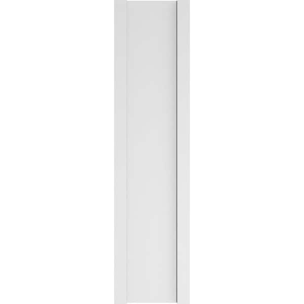 Ekena Millwork Fluted PVC Pilaster w/Decorative Capital & Base, 12"W x 48"H x 2"P - PILP12X048FL02-2