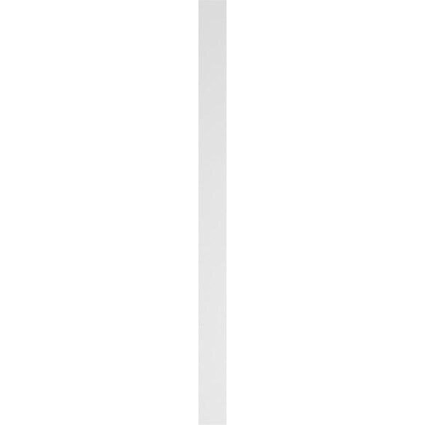 Ekena Millwork Fluted PVC Pilaster w/Decorative Capital & Base, 6"W x 90"H x 2"P - PILP06X090FL02-2