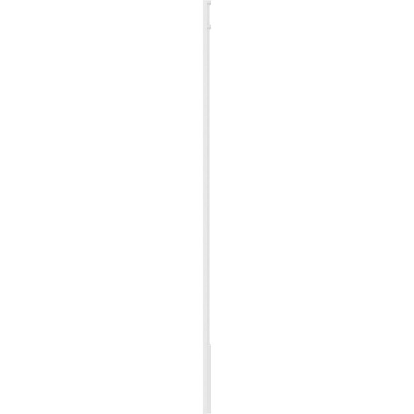 Ekena Millwork Flat Panel PVC Pilaster w/Decorative Capital & Base, 4W x 102H x 2P, PR - PILP04X102FP02-2