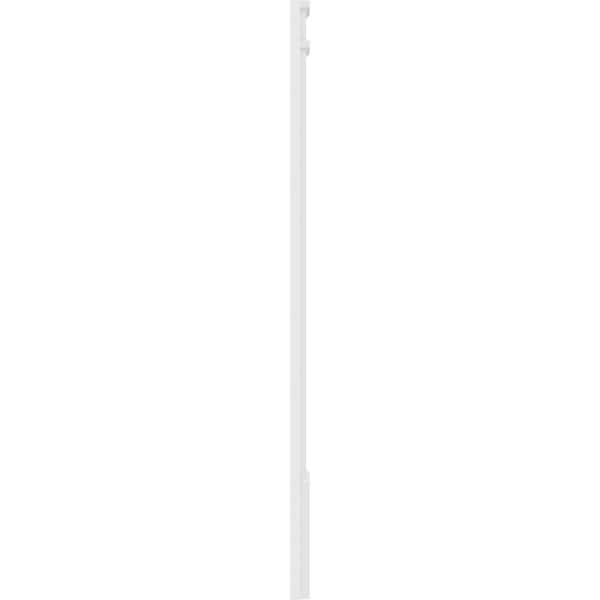 Ekena Millwork Plain PVC Pilaster w/Decorative Capital & Base, 10"W x 60"H x 2"P - PILP10X060SM02-2