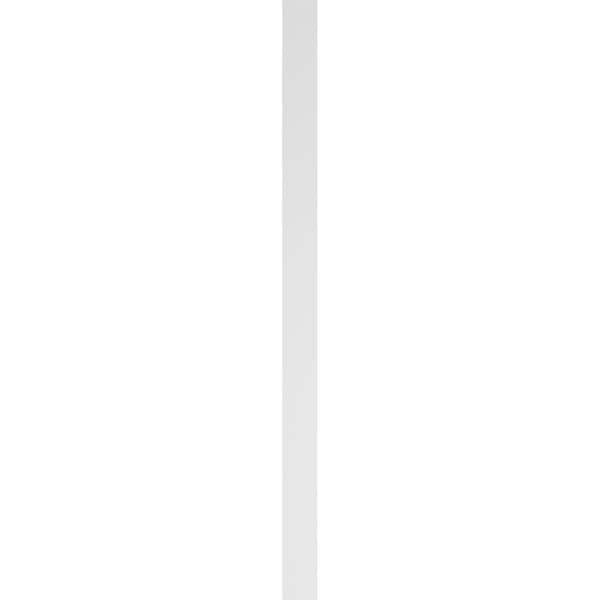 Ekena Millwork Plain PVC Pilaster w/Decorative Capital & Base, 6"W x 102"H x 2"P - PILP06X102SM02-2