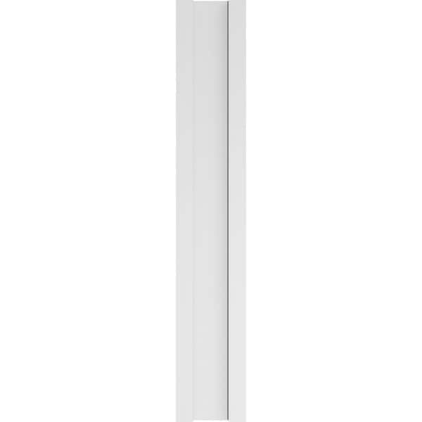 Ekena Millwork Plain PVC Pilaster w/Decorative Capital & Base, 8"W x 48"H x 2"P - PILP08X048SM02-2