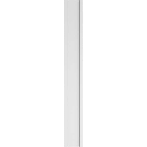 Ekena Millwork Fluted PVC Pilaster w/Standard Capital & Base, 12"W x 96"H x 2"P - PILP12X096FL01-2