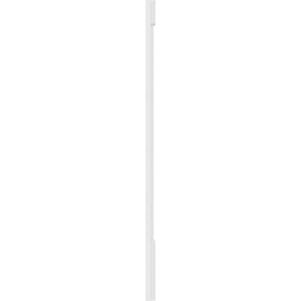 Ekena Millwork Raised Panel PVC Pilaster w/Standard Capital & Base, 4"W x 60"H x 2"P - PILP04X060RP01-2