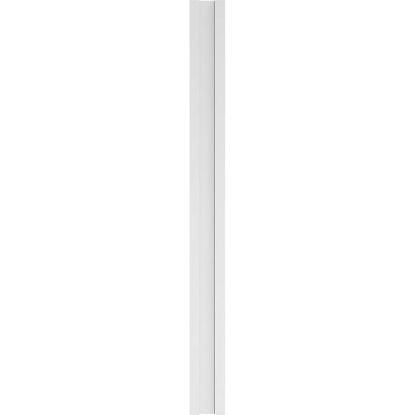 Ekena Millwork Flat Panel PVC Pilaster w/Decorative Capital & Base, 7"W x 82"H x 2"P - PILP07X082FP02-2