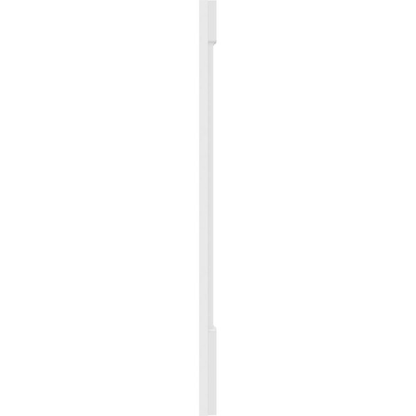 Ekena Millwork Flat Panel PVC Pilaster w/Standard Capital & Base, 5W x 48H x 2P, PR - PILP05X048FP01-2