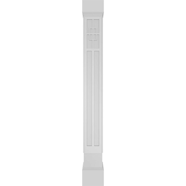 Ekena Millwork Craftsman Classic Square Non-Tapered San Antonio Mission Style Fretwork Column - CC1210ENSADMIMI