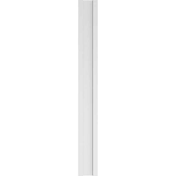 Ekena Millwork Flat Panel PVC Pilaster w/Decorative Capital & Base, 8W x 72H x 2P, PR - PILP08X072FP02-2