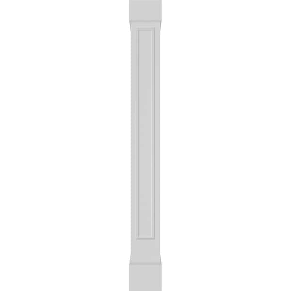 Ekena Millwork Craftsman Classic Square Non-Tapered Raised Panel PVC Column, Standard Capital & Standard Base - CC0809ENRCSCS