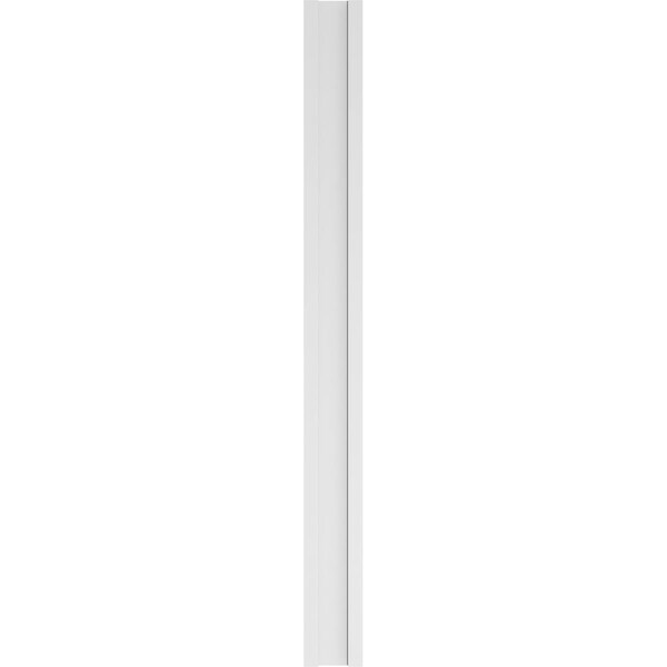 Ekena Millwork Flat Panel PVC Pilaster w/Standard Capital & Base, 8"W x 90"H x 2"P - PILP08X090FP01-2