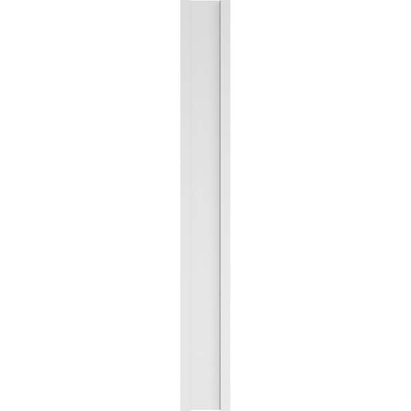 Ekena Millwork Plain PVC Pilaster w/Standard Capital & Base, 10"W x 82"H x 2"P - PILP10X082SM01-2