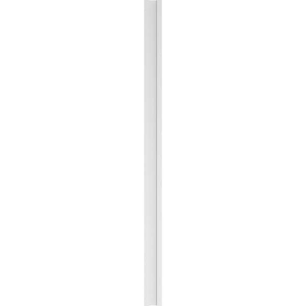 Ekena Millwork Two Equal Raised Panel PVC Pilaster w/Standard Capital & Base, 7W x 120H x 2P, PR - PILP07X120DRP01-2