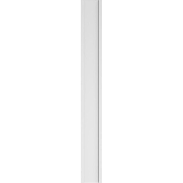 Ekena Millwork Flat Panel PVC Pilaster w/Decorative Capital & Base, 12W x 102H x 2P, PR - PILP12X102FP02-2