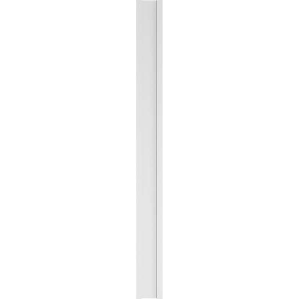 Ekena Millwork Flat Panel PVC Pilaster w/Decorative Capital & Base, 9"W x 102"H x 2"P - PILP09X102FP02-2