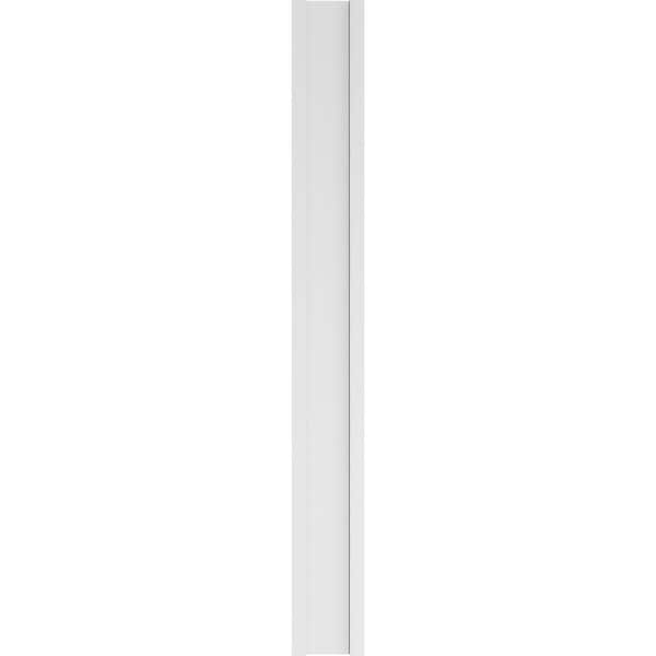 Ekena Millwork Fluted PVC Pilaster w/Standard Capital & Base, 10"W x 90"H x 2"P - PILP10X090FL01-2
