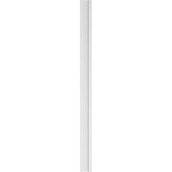 Ekena Millwork Fluted PVC Pilaster w/Standard Capital & Base, 7"W x 102"H x 2"P - PILP07X102FL01-2