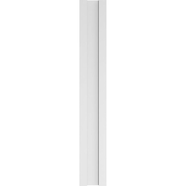 Ekena Millwork Two Equal Raised Panel PVC Pilaster w/Decorative Capital & Base, 7W x 48H x 2P, PR - PILP07X048DRP02-2