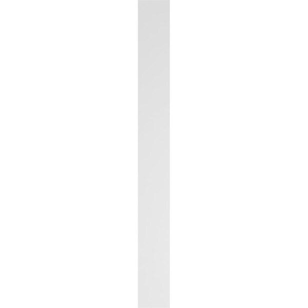 Ekena Millwork Two Equal Raised Panel PVC Pilaster w/Decorative Capital & Base, 5"W x 48"H x 2"P - PILP05X048DRP02-2