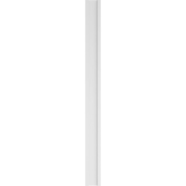 Ekena Millwork Flat Panel PVC Pilaster w/Decorative Capital & Base, 9"W x 108"H x 2"P - PILP09X108FP02-2