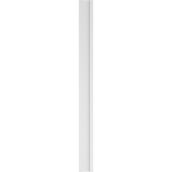 Ekena Millwork Plain PVC Pilaster w/Decorative Capital & Base, 8"W x 96"H x 2"P - PILP08X096SM02-2