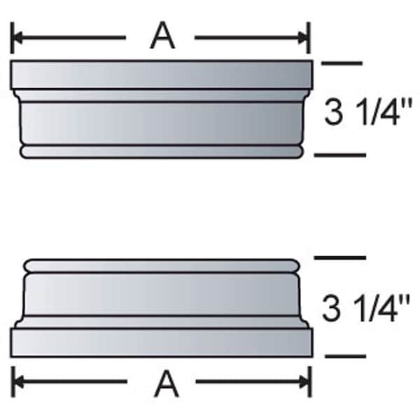 Ekena Millwork 8"W x 5'H Craftsman Classic Square Non-Tapered Smooth Column w/ Prairie Capital & Base - EC0805ENPPRPR