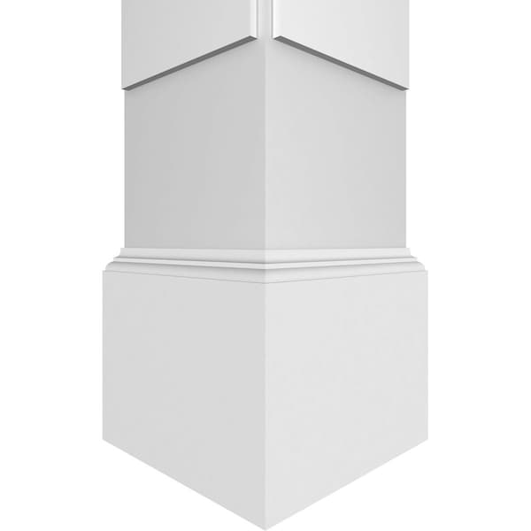 Ekena Millwork Craftsman Classic Square Non-Tapered San Miguel Mission Style Fretwork Column - CC1208ENSMDMIMI