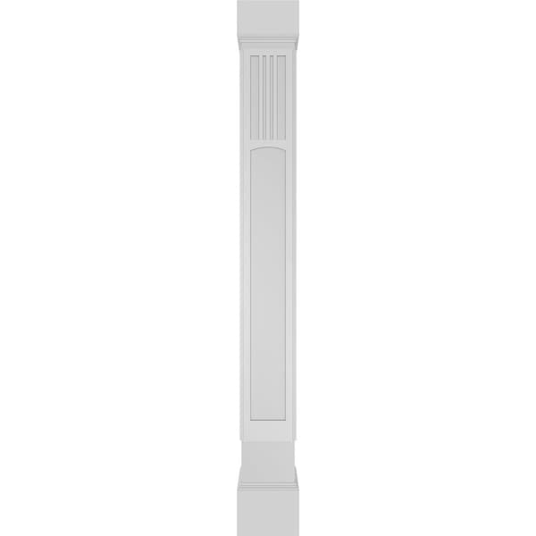 Ekena Millwork Craftsman Classic Square Non-Tapered San Miguel Mission Style Fretwork Column - CC1208ENSMDMIMI