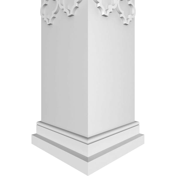Ekena Millwork Craftsman Classic Square Non-Tapered Medium Marrakesh Fretwork Column - CC0809ENMKMPRPR