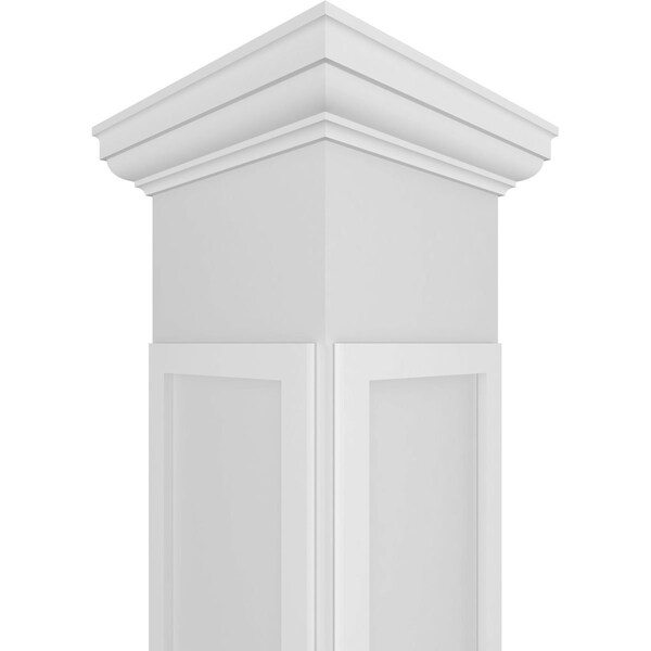 Ekena Millwork Craftsman Classic Square Non-Tapered X-Board Farmhouse Fretwork Column - CC0809ENXFHTUTU