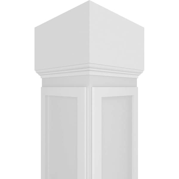 Ekena Millwork Craftsman Classic Square Non-Tapered X-Board Farmhouse Fretwork Column - CC1208ENXFHMIMI