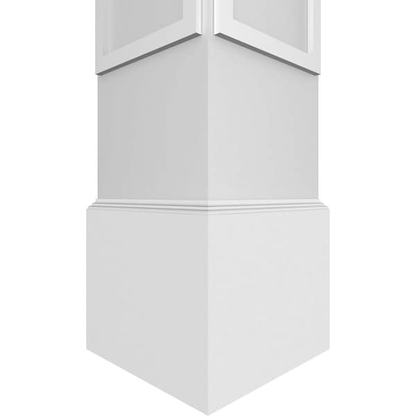 Ekena Millwork Craftsman Classic Square Non-Tapered Arts & Crafts Fretwork Column - CC0809ENACDCSCS