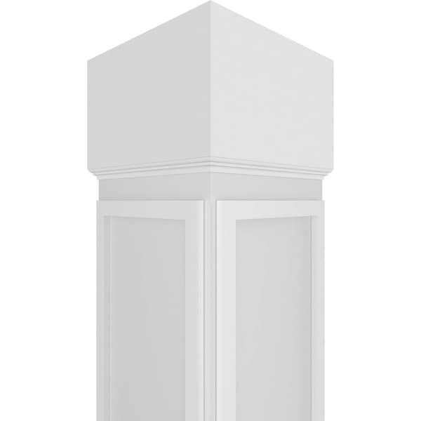 Ekena Millwork Craftsman Classic Square Non-Tapered Arts & Crafts Fretwork Column - CC0809ENACDCSCS