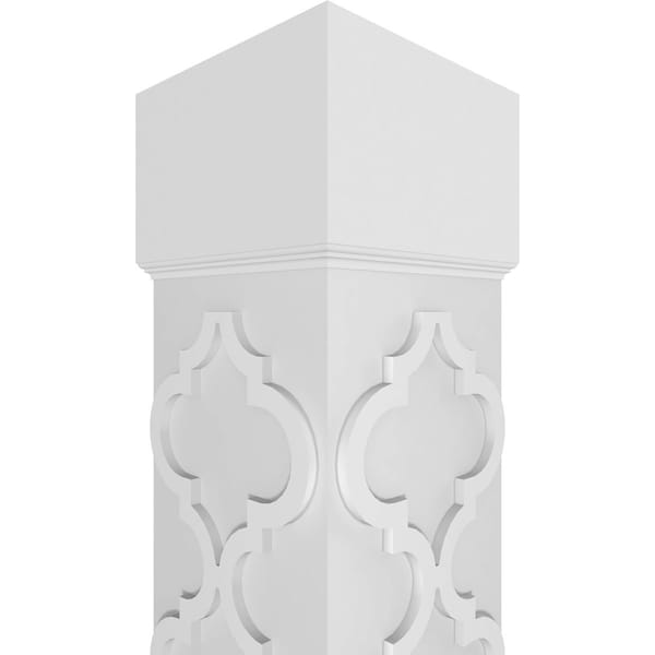 Ekena Millwork Craftsman Classic Square Non-Tapered Large Marrakesh Fretwork Column - CC1208ENMKLCSCS