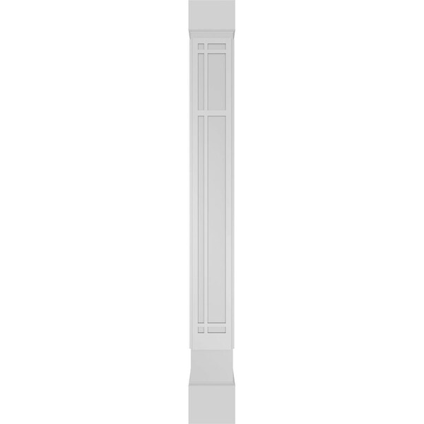 Ekena Millwork Craftsman Classic Square Non-Tapered San Juan Capistrano Fretwork Column - CC1209ENSJDCSCS